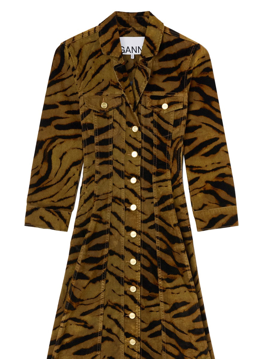 GANNI Animalier Mini Dress for Women