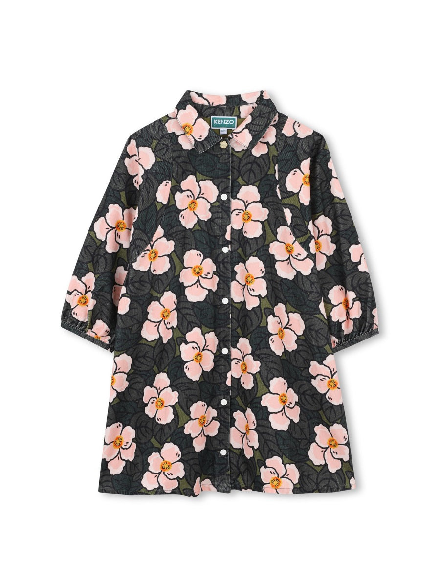 KENZO Mini Floral Dress for Girls