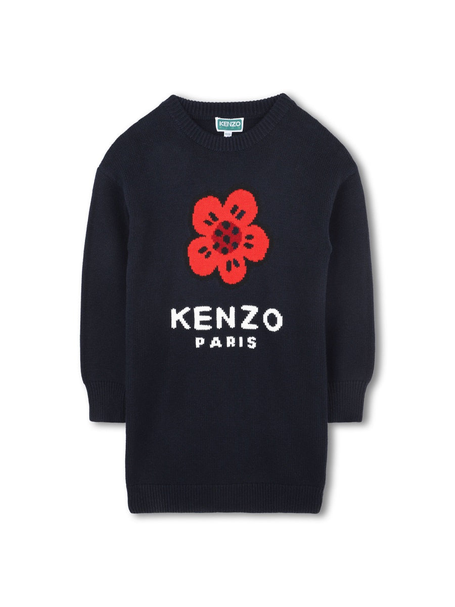 KENZO Girls' Logo Dress - Classic & Stylish