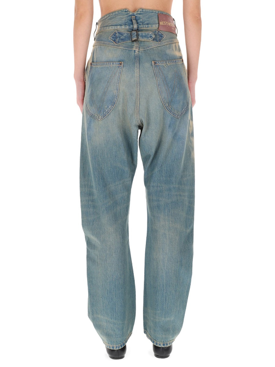 VIVIENNE WESTWOOD Cotton Denim Jeans for Women - FW25