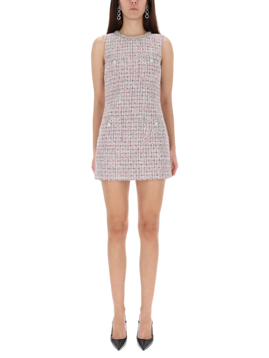 SELF-PORTRAIT Wool Blend Mini Dress for Women