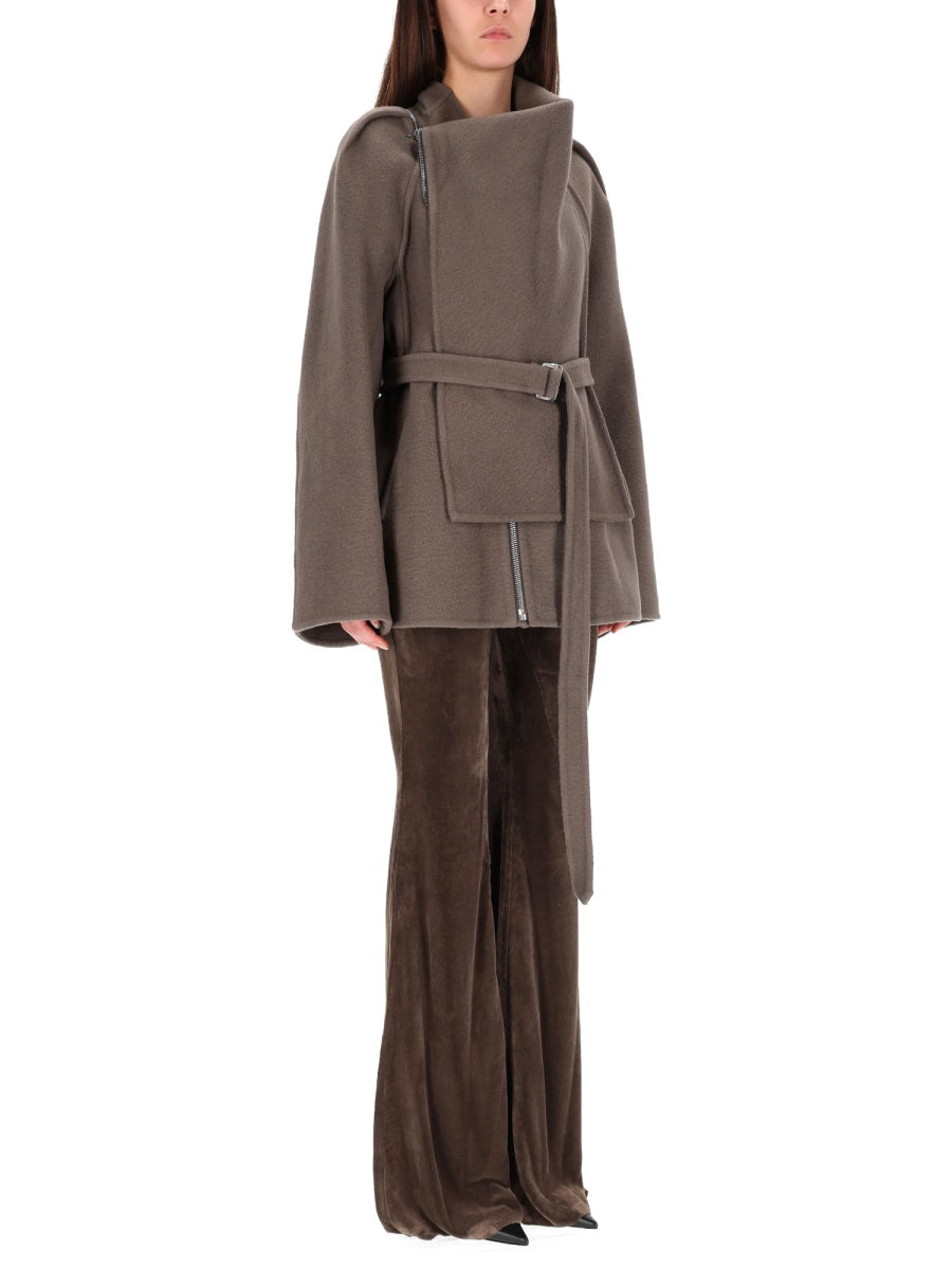 RICK OWENS Luxurious Cashmere Jacket for Women - FW25 Collection