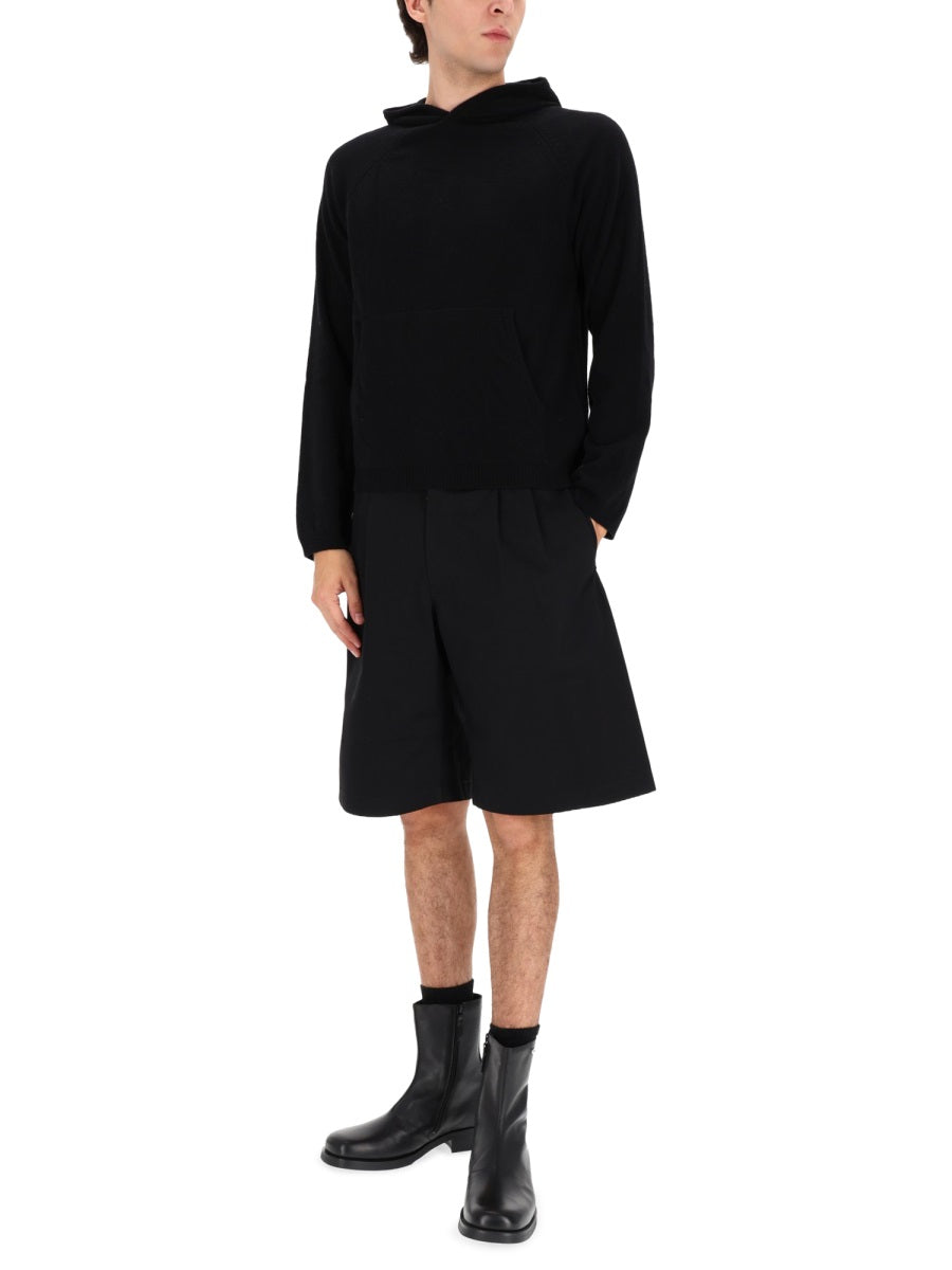 OUR LEGACY Twisted Cotton Shorts - FW25 Collection