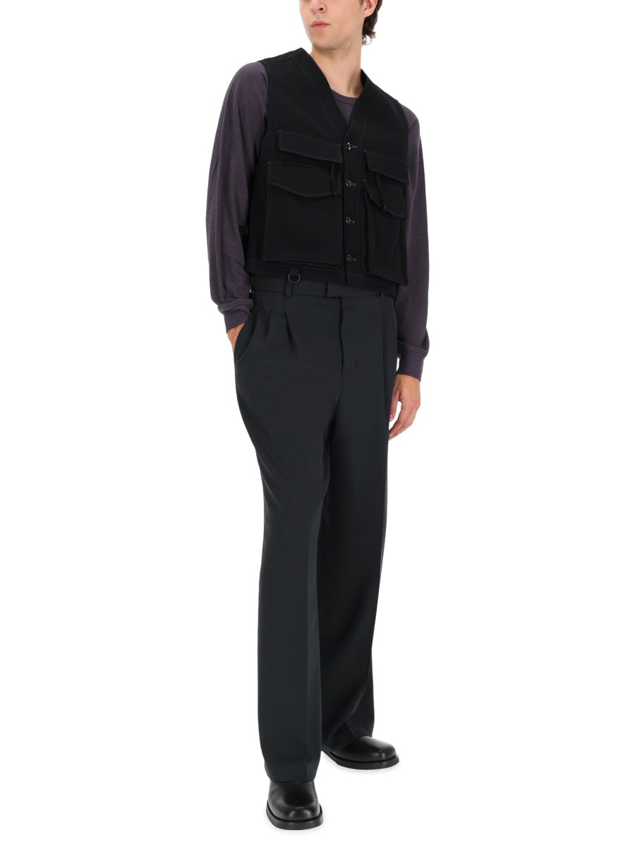 LEMAIRE Classic Wool Vest for Men - Fall/Winter 2025