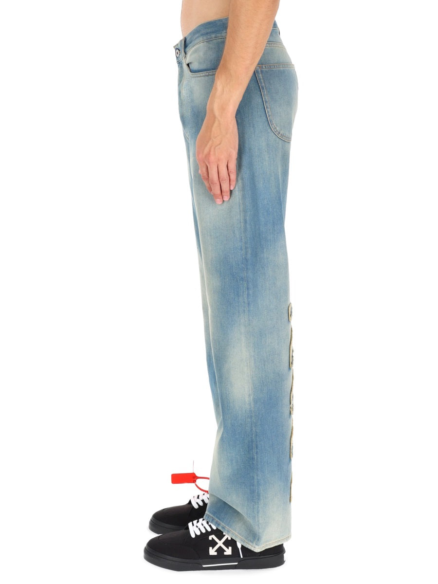 OFF-WHITE Classic Denim Jeans for Men - FW25