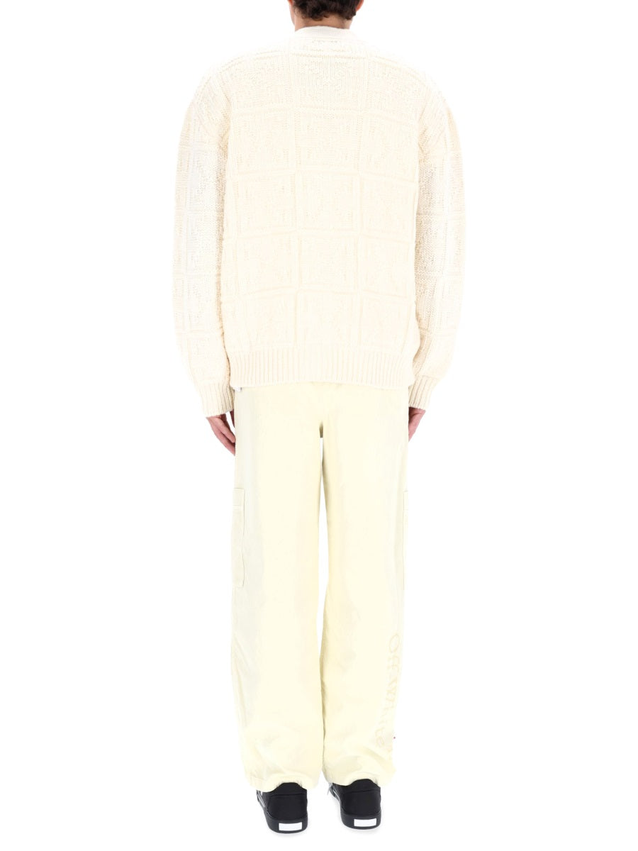 OFF-WHITE Men's Premium Wool Blend Sweater