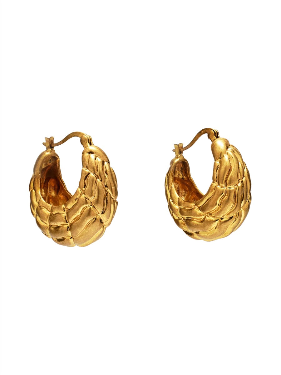 CULT GAIA Luxurious Brass Plated Mini Earrings
