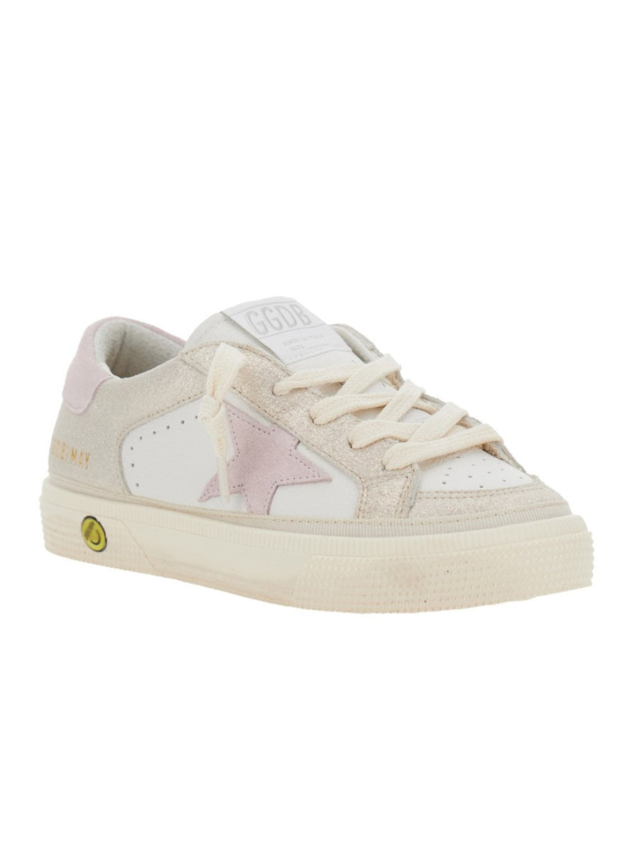 GOLDEN GOOSE Mini Double Quarter Nappa Sneakers for Girls