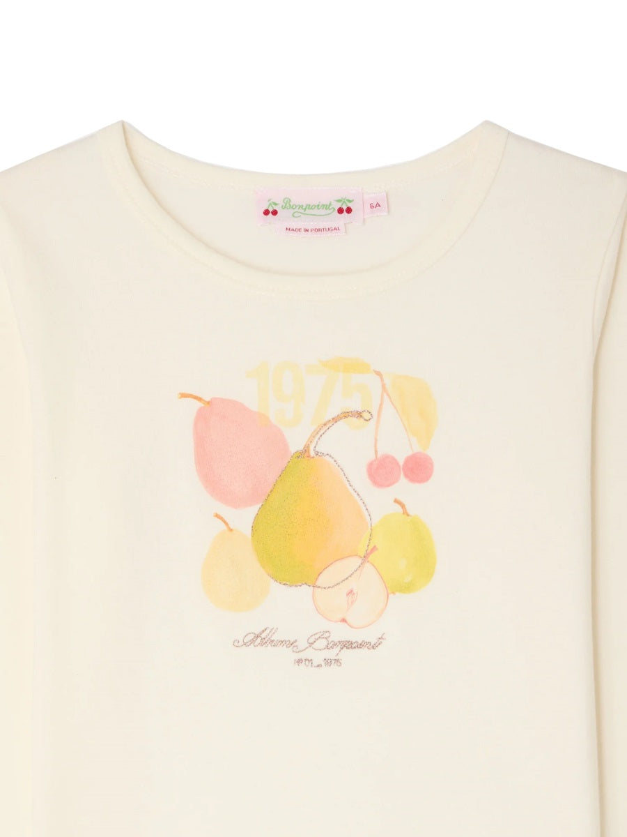 BONPOINT Biological Cotton T-Shirt for Girls - FW25 Mini Style