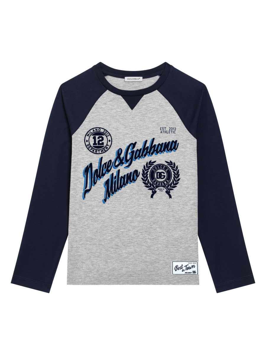 DOLCE & GABBANA Long Sleeve T-Shirt for Kids