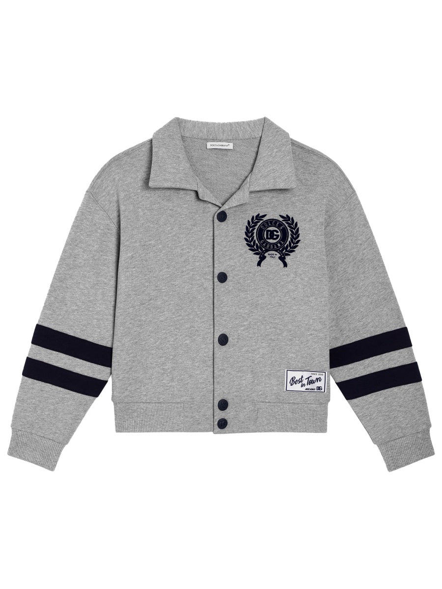 DOLCE & GABBANA Kids' Mini Button-Down Sweatshirt