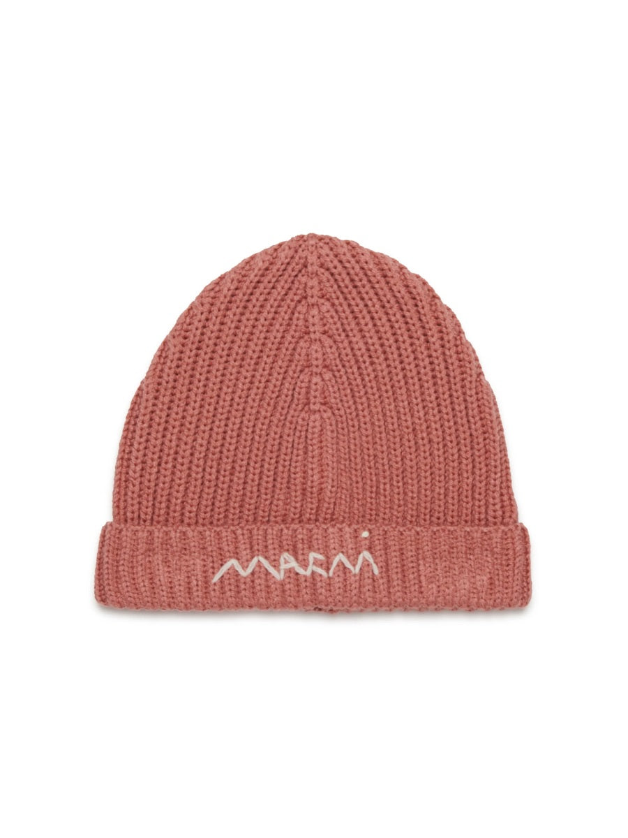 MARNI Unisex Mini Wool Blend Hat