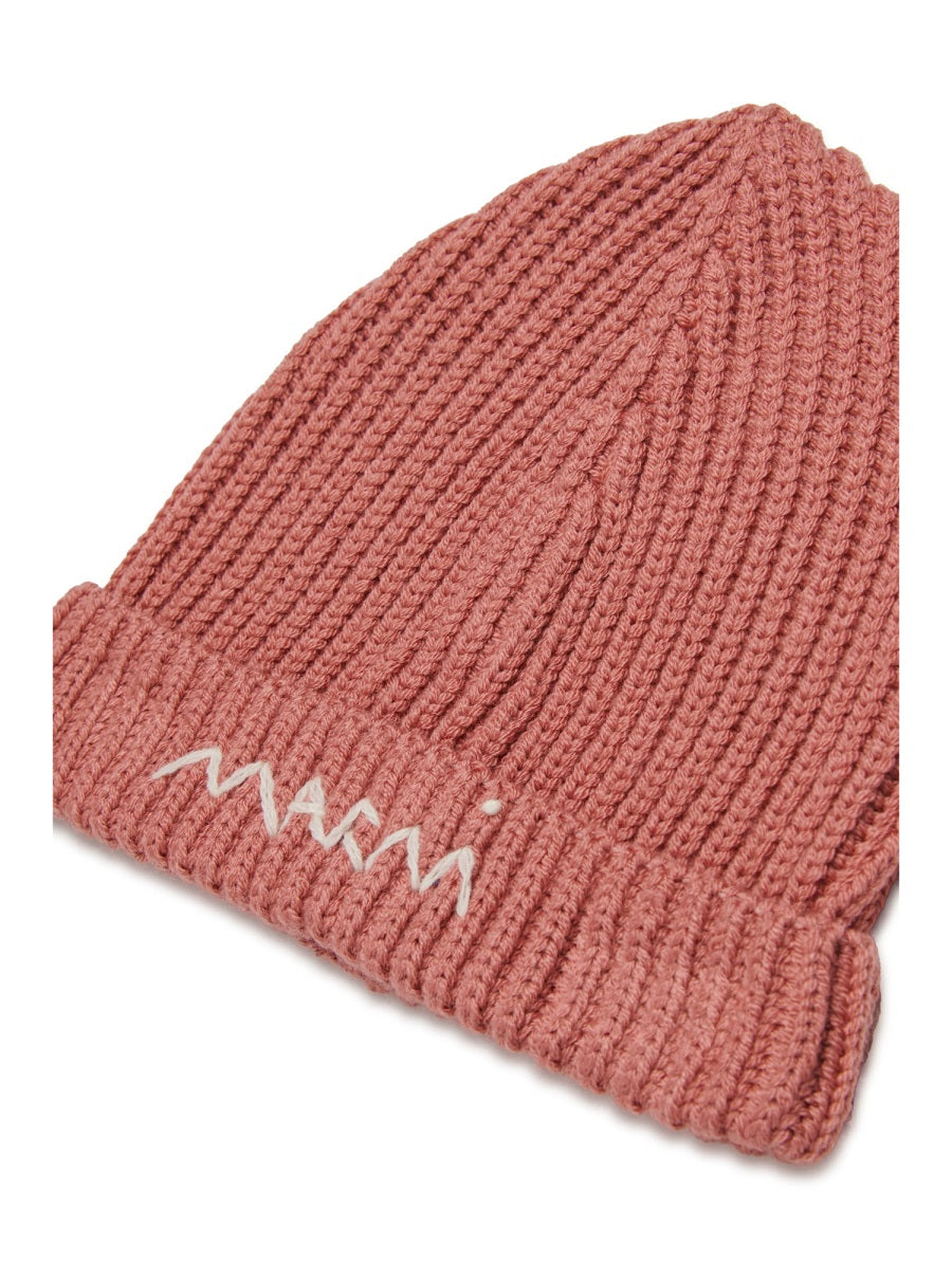 MARNI Unisex Mini Wool Blend Hat