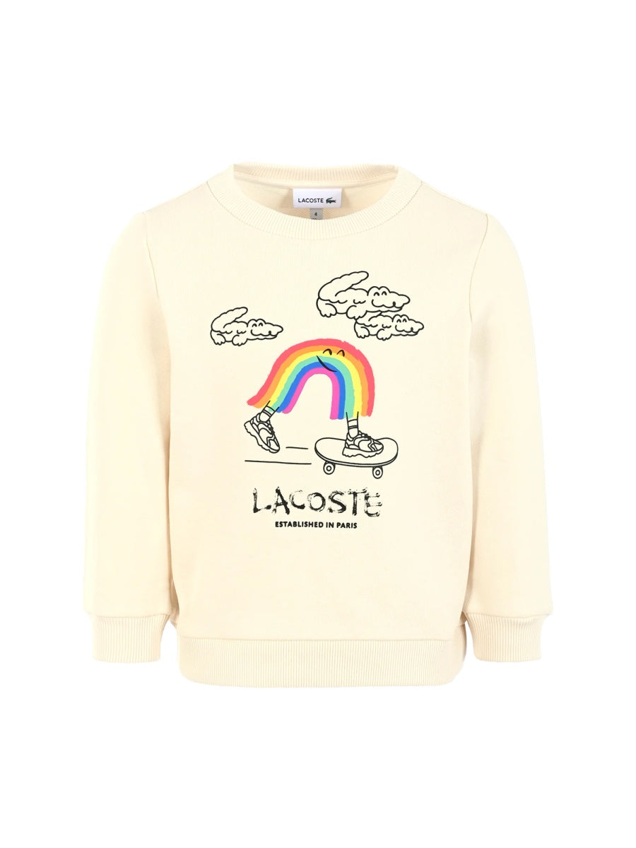 LACOSTE Unisex Mini Cotton Sweatshirt for Kids