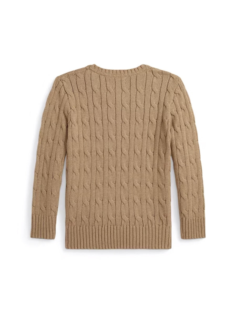 POLO RALPH LAUREN Boys' Long Sleeve Cable Knit Sweater