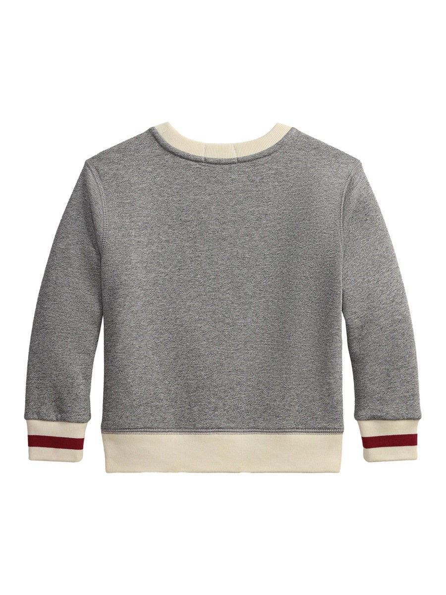 POLO RALPH LAUREN Vintage Bear Knit Pullover Sweatshirt for Kids