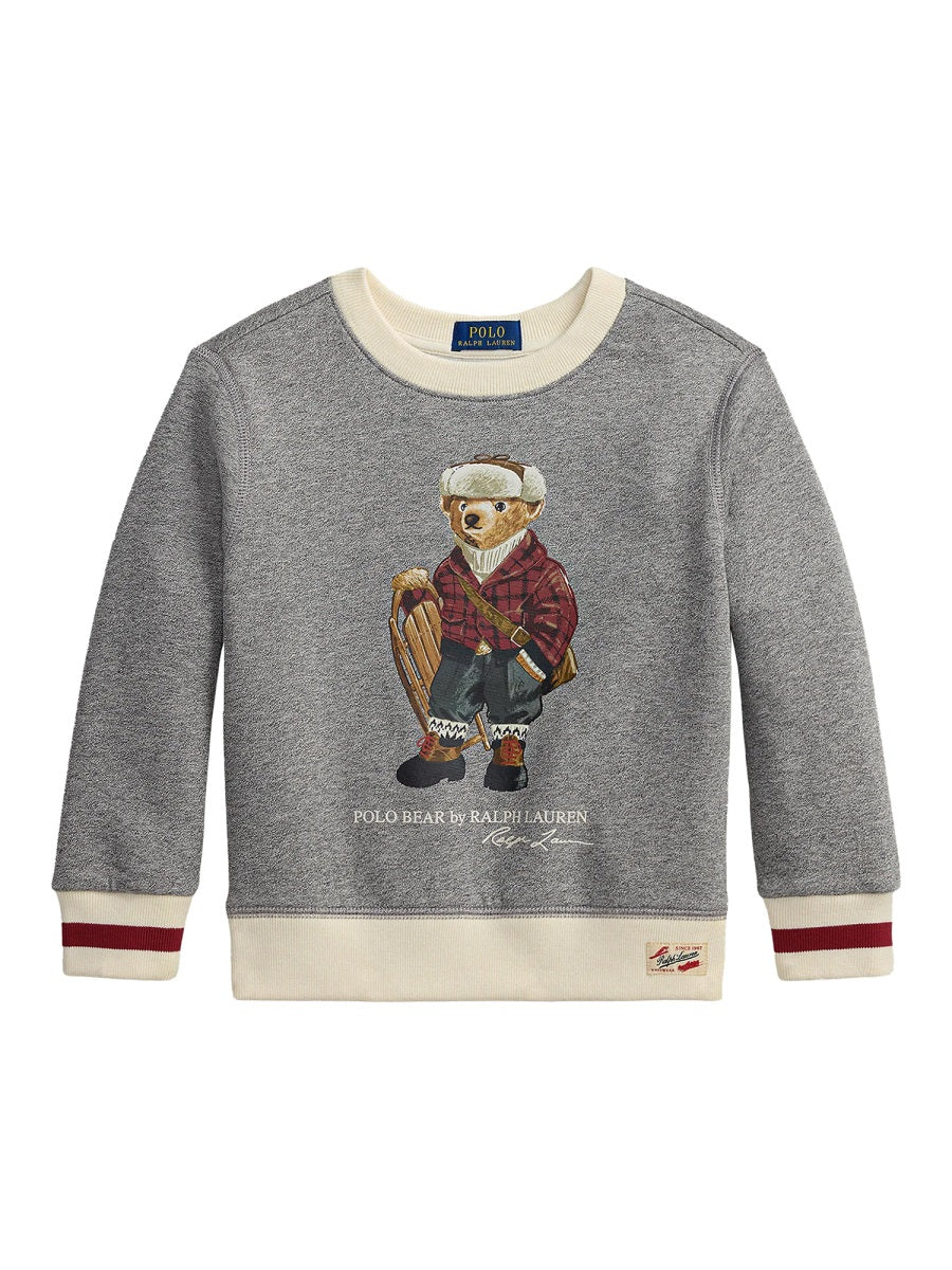 POLO RALPH LAUREN Vintage Bear Knit Pullover Sweatshirt for Kids