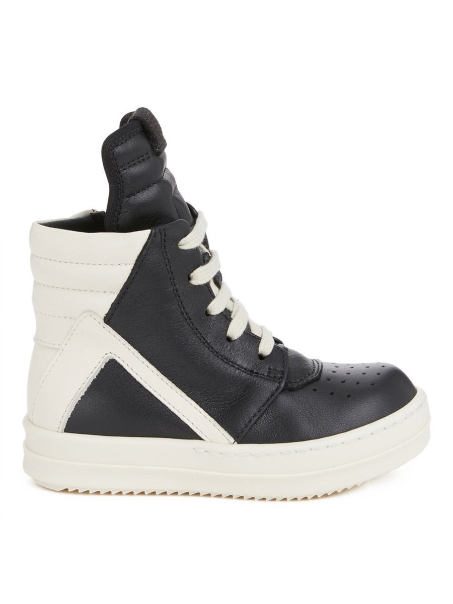 RICK OWENS Mini Geo Basket Sneakers for Kids