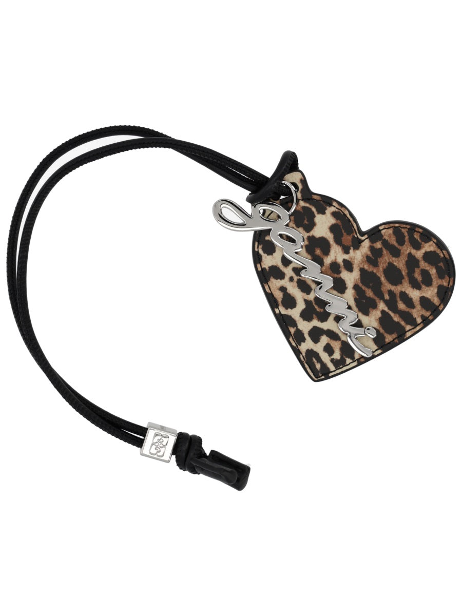 GANNI Animalier Mini Key Holder