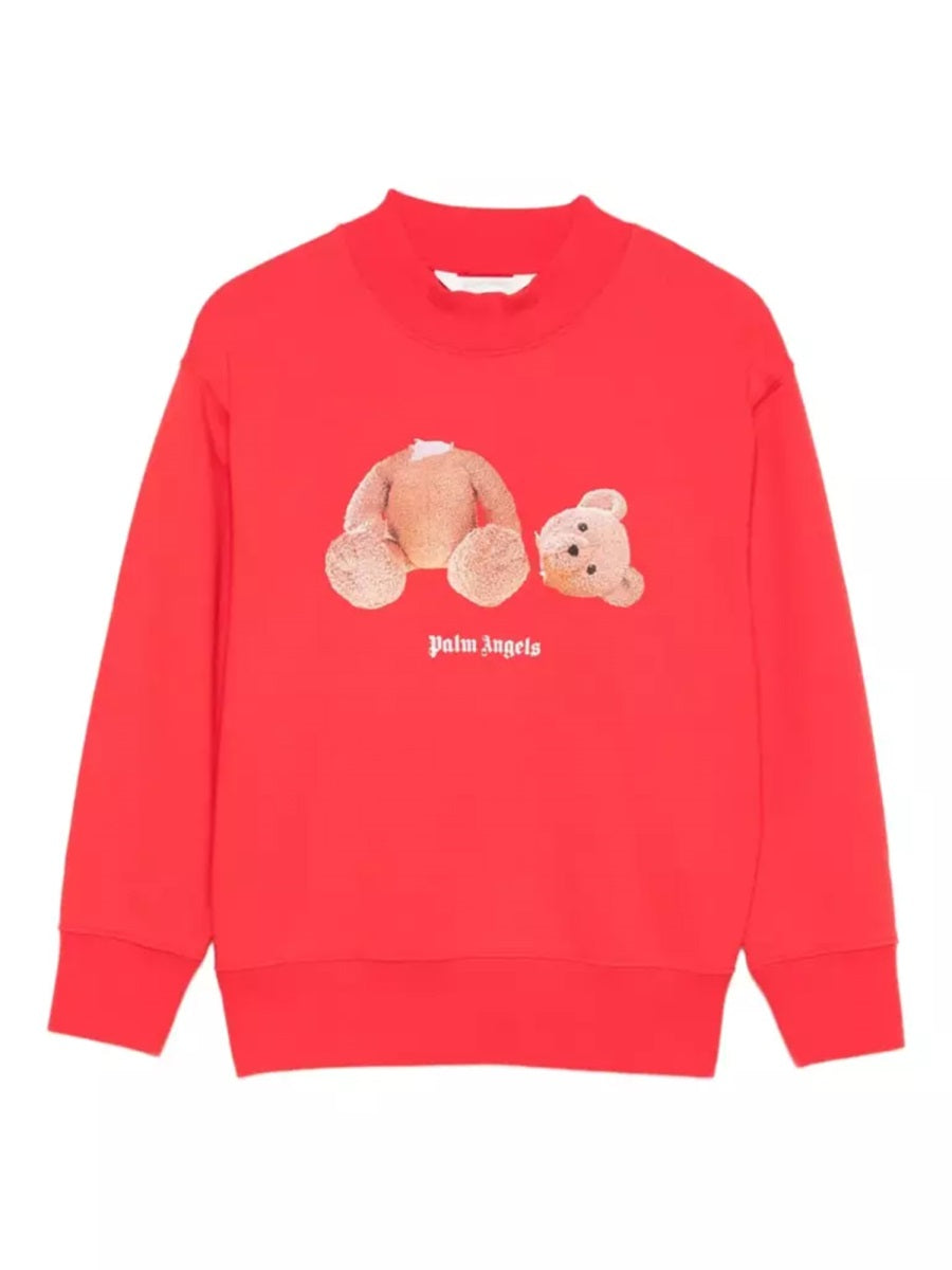 PALM ANGELS Mini Bear Crewneck Sweatshirt