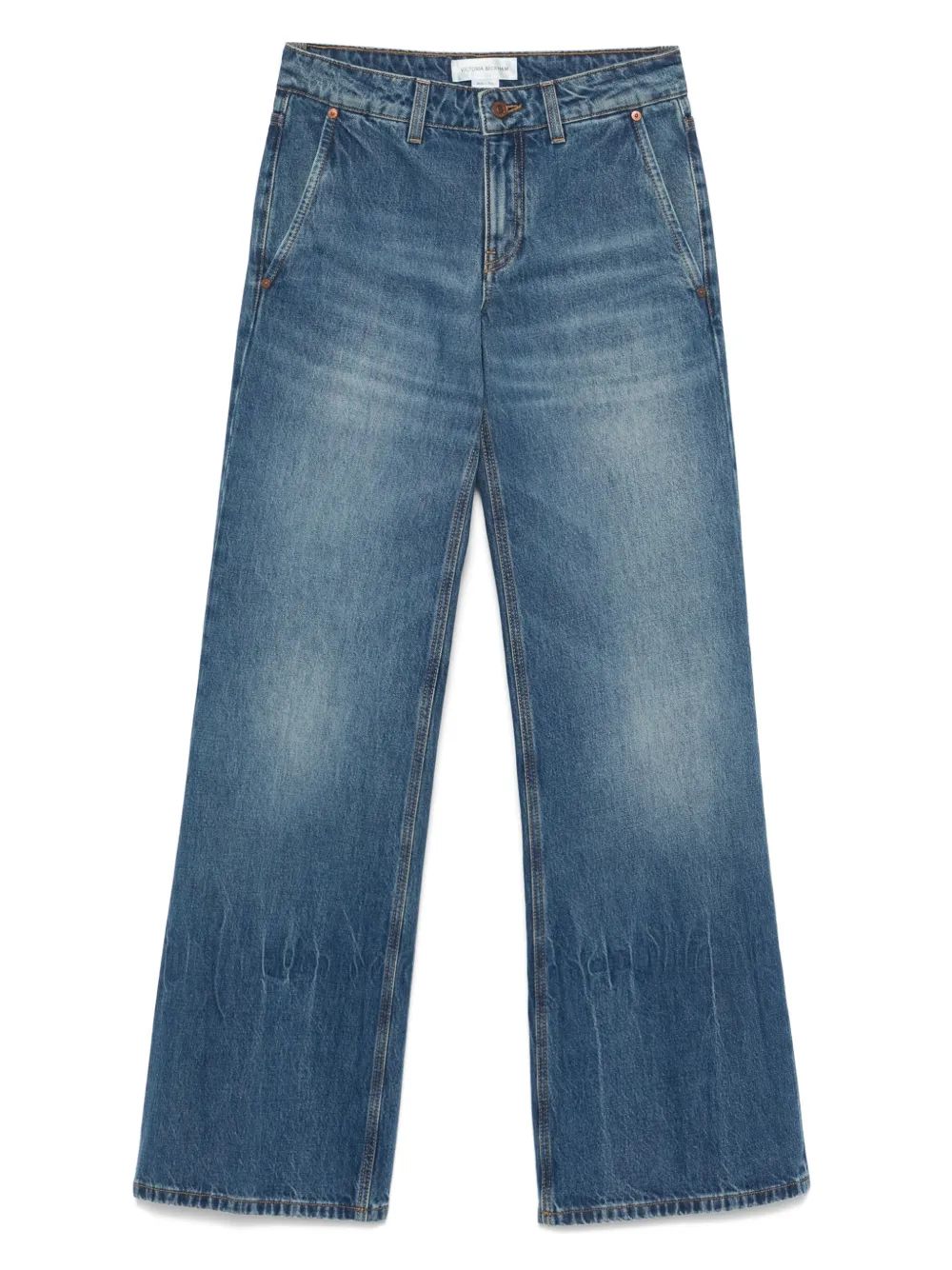 VICTORIA BECKHAM Gigi Flared Denim Jean Pants for Women