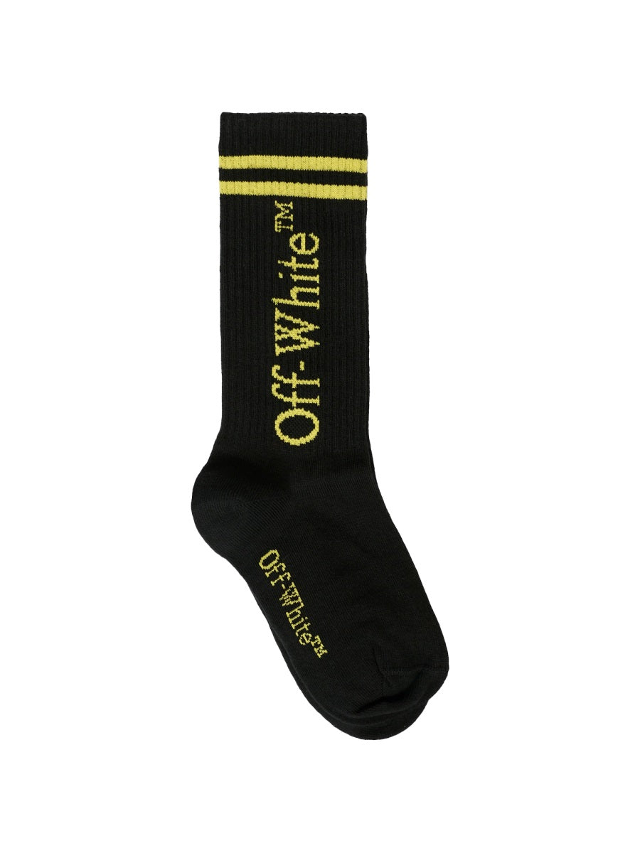 OFF-WHITE Logo Socks for Boys - FW25 Collection
