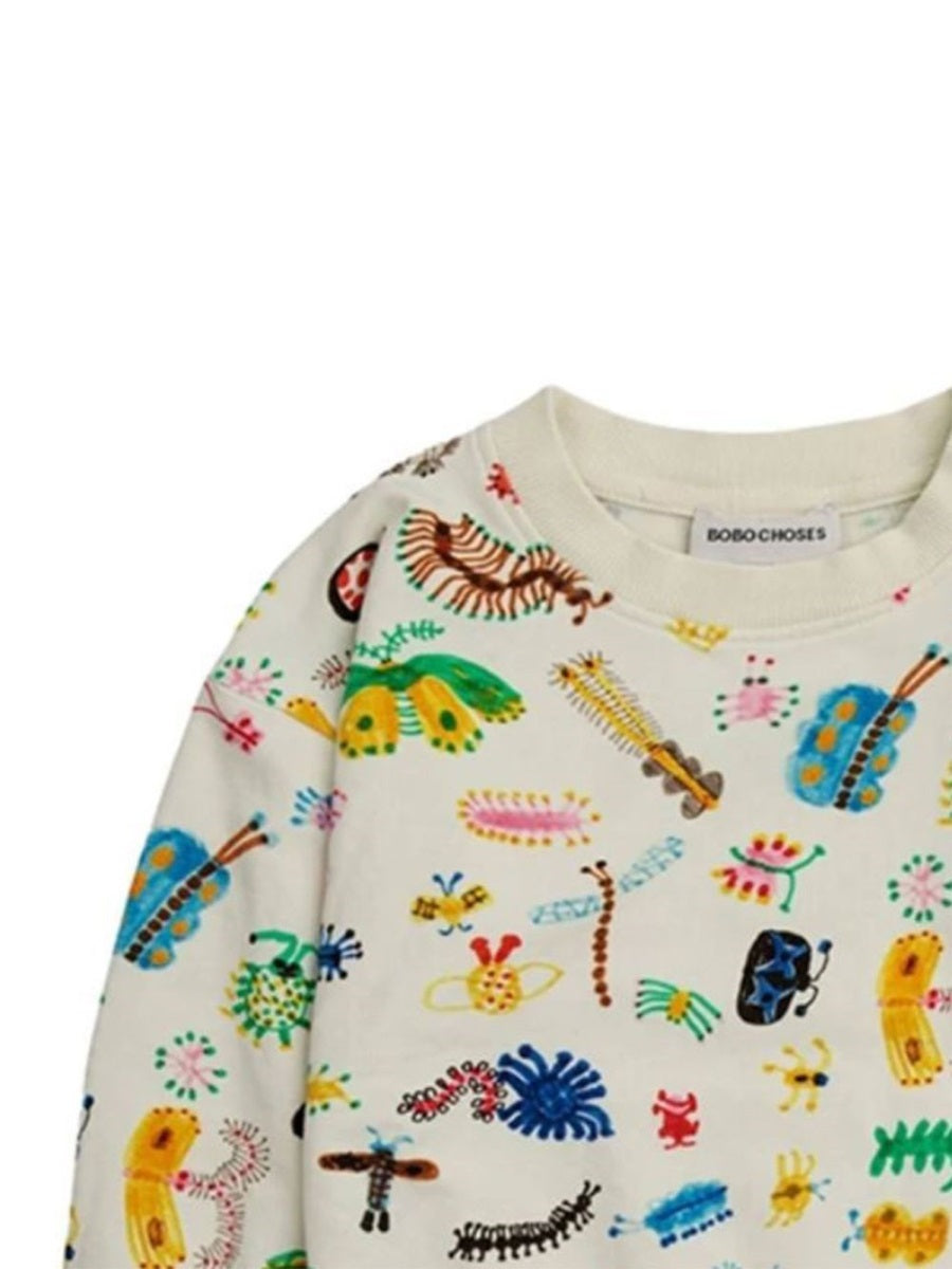 BOBO CHOSES Organic Cotton Mini Sweatshirt for Babies