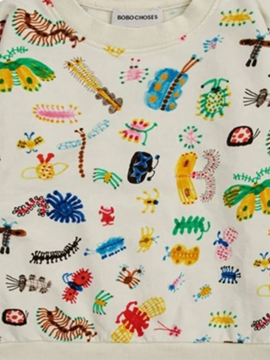 BOBO CHOSES Organic Cotton Mini Sweatshirt for Babies