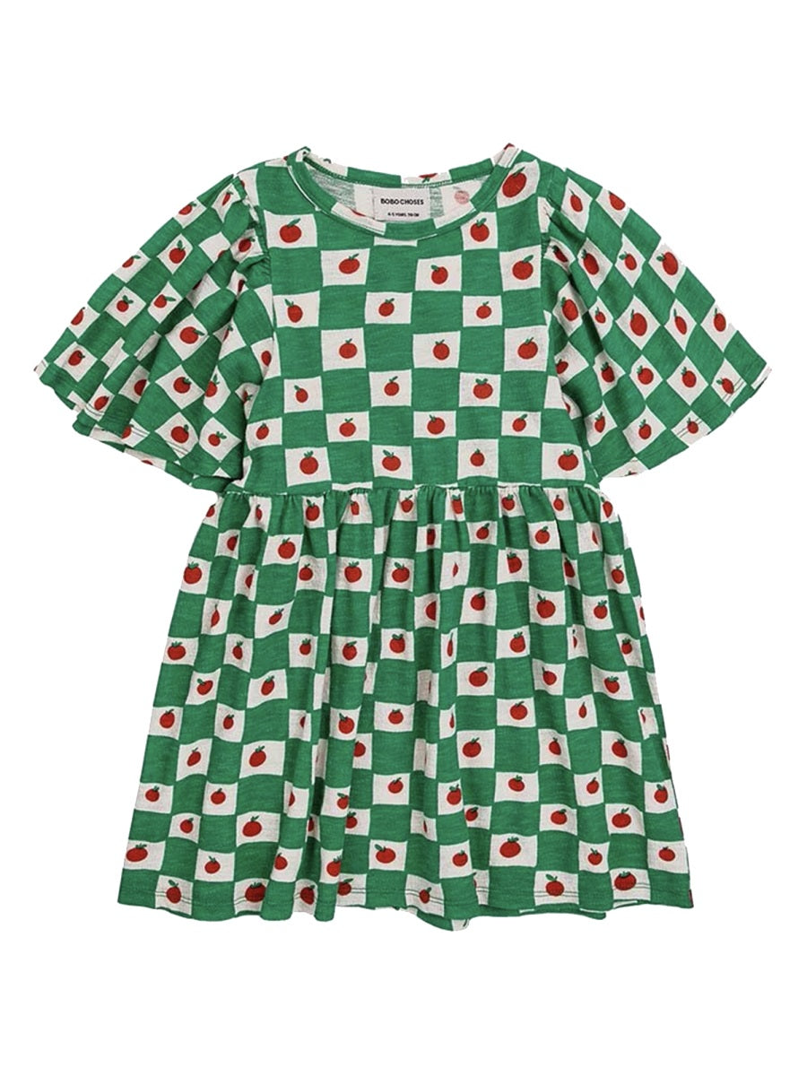 BOBO CHOSES Mini Tomato Dress for Girls - Spring/Summer 2024