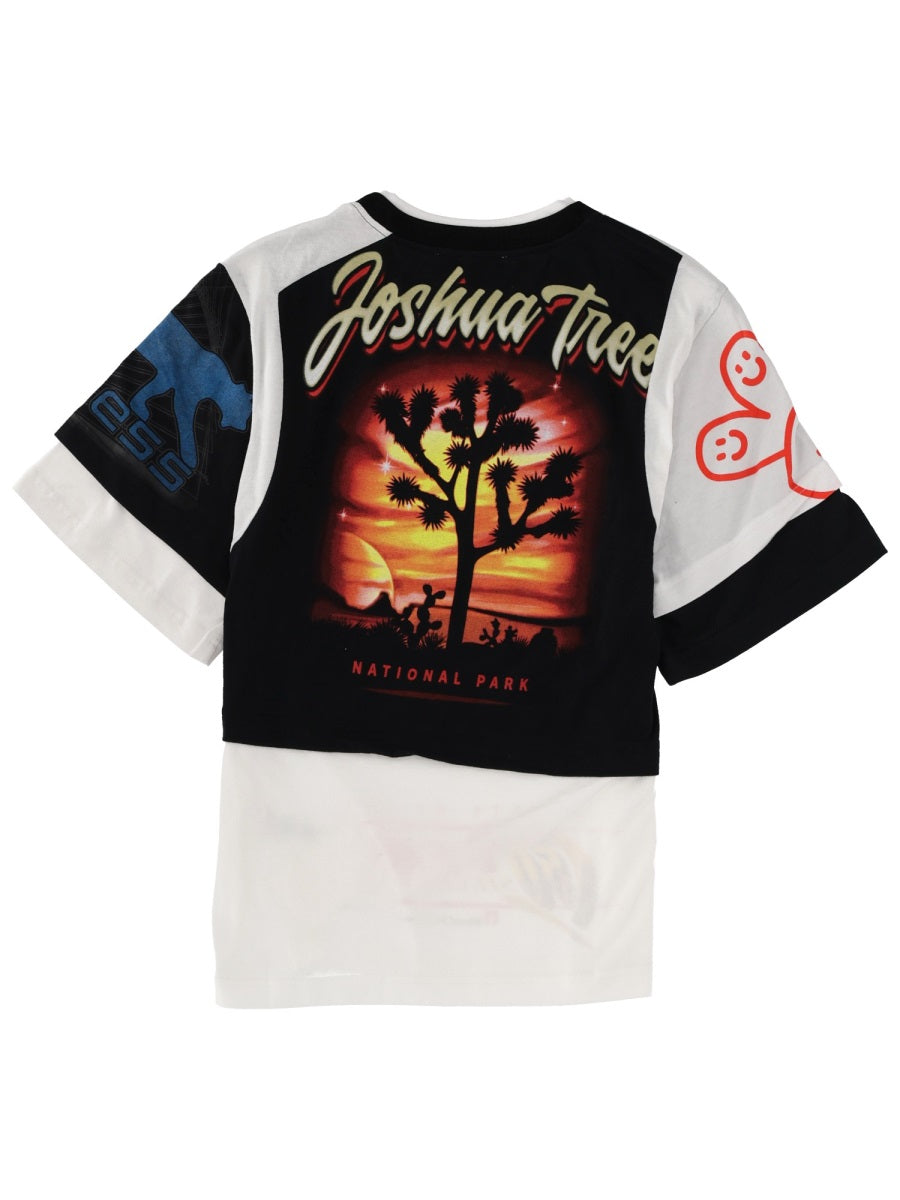 MARINE SERRE Cotton T-Shirt for Women - FW25 Collection