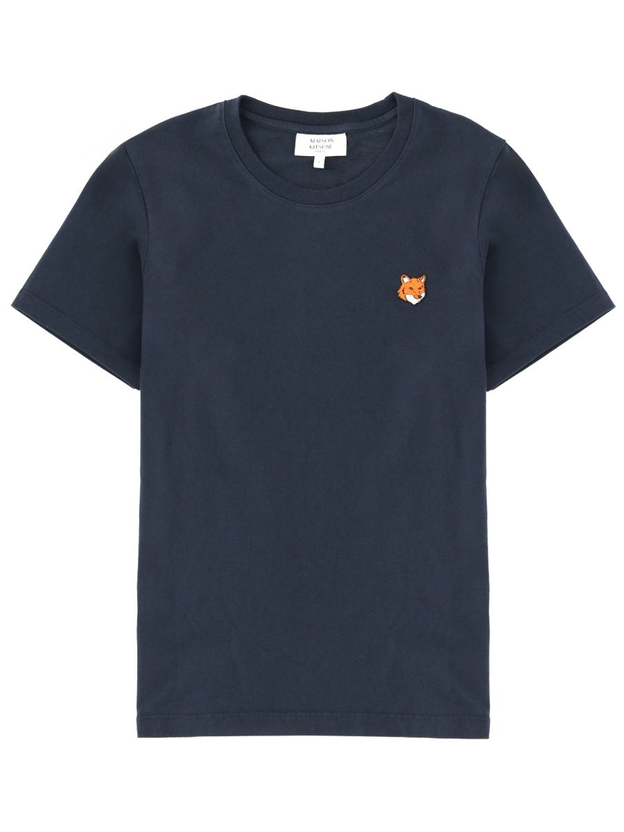 MAISON KITSUNÉ Cotton Fox Head Regular T-Shirt