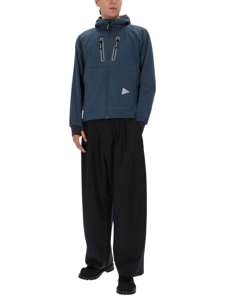 AND WANDER Men's Lightweight Nylon Sports Jacket