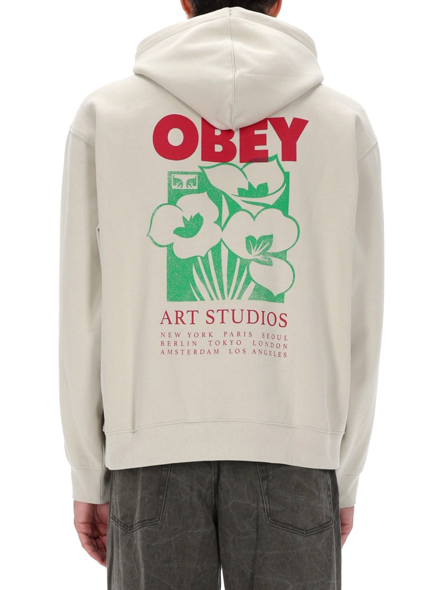 OBEY Classic Logo Sweatshirt - Size L