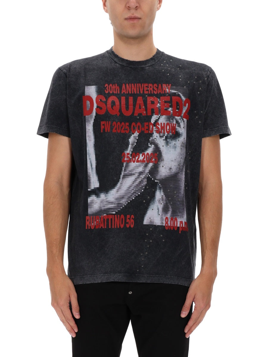 DSQUARED Essential Cotton T-Shirt for Men - FW25 Collection
