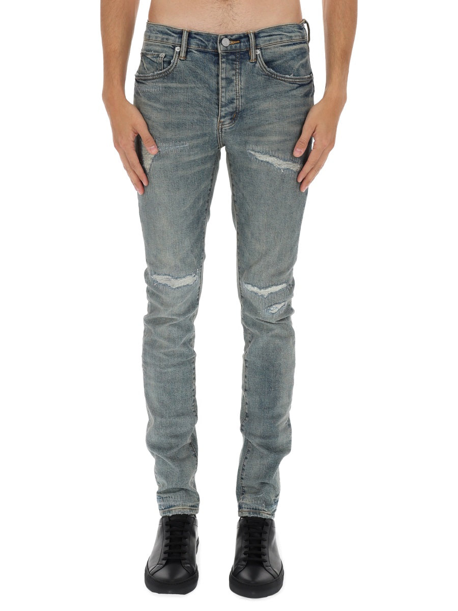PURPLE BRAND Indigo Denim Jeans for Men - SS26 Collection