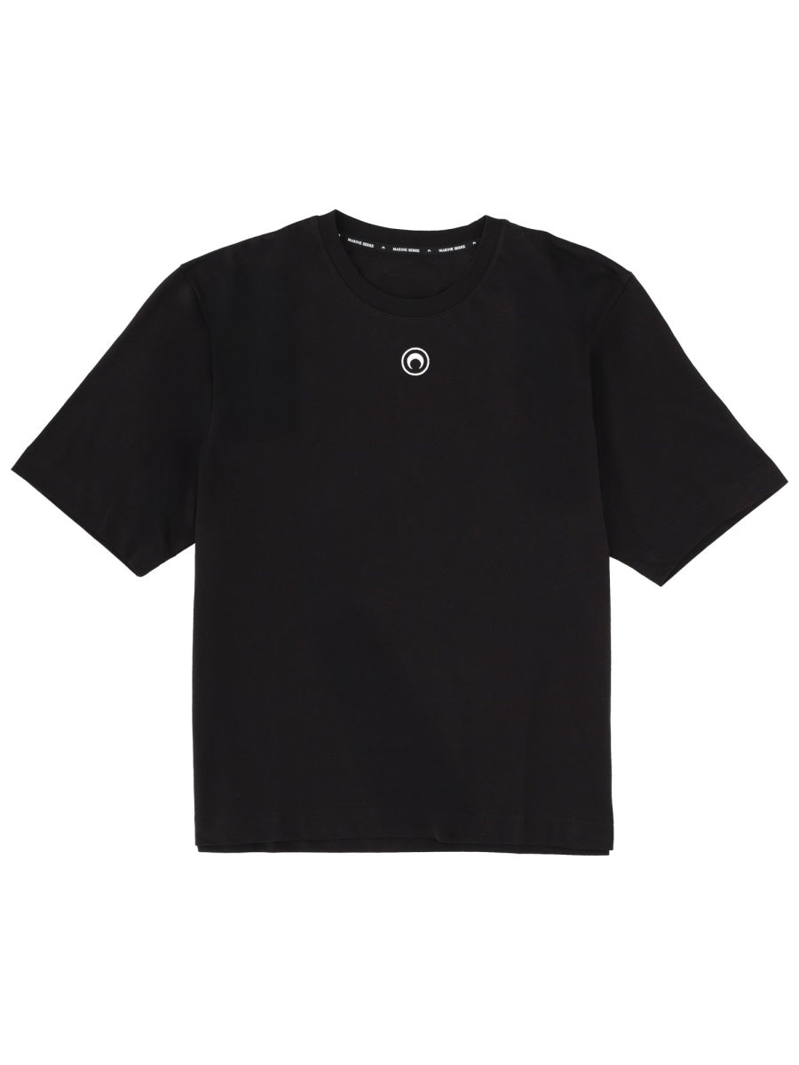 MARINE SERRE Classic Cotton T-Shirt for Men - FW25 Collection