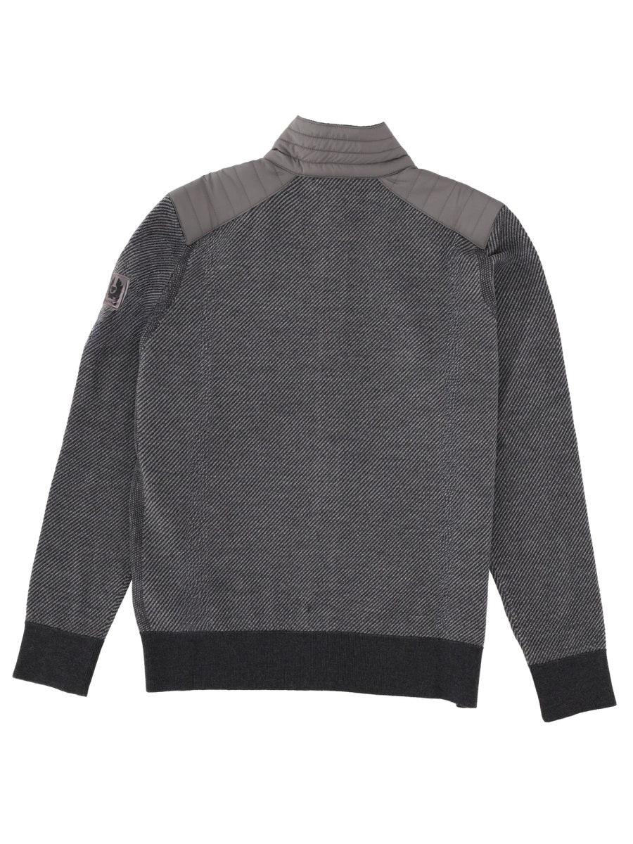 BELSTAFF Men's 100% Merino Wool Sweater