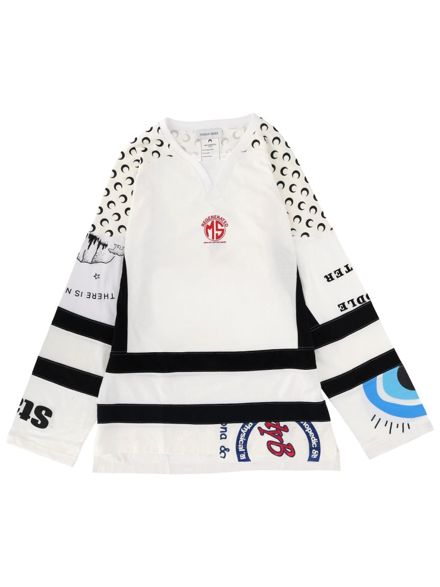 MARINE SERRE Men's Cotton T-Shirt - FW25 Collection