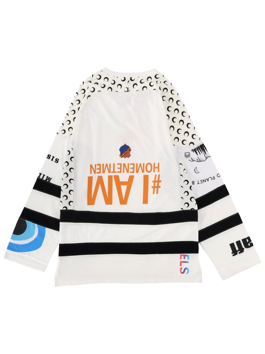 MARINE SERRE Men's Cotton T-Shirt - FW25 Collection