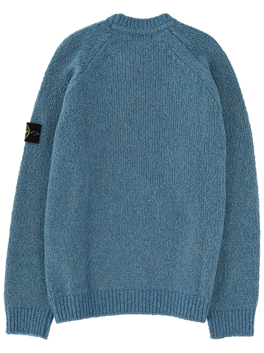 STONE ISLAND Men's Multicolour Wool Blend Sweater
