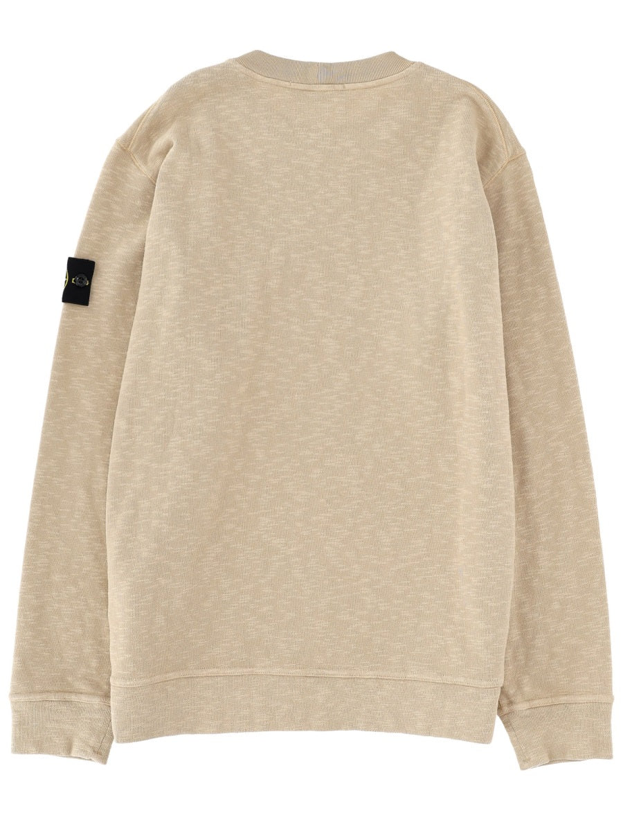 STONE ISLAND Cotton Sweater for Men - Perfect for Fall/Winter 2025