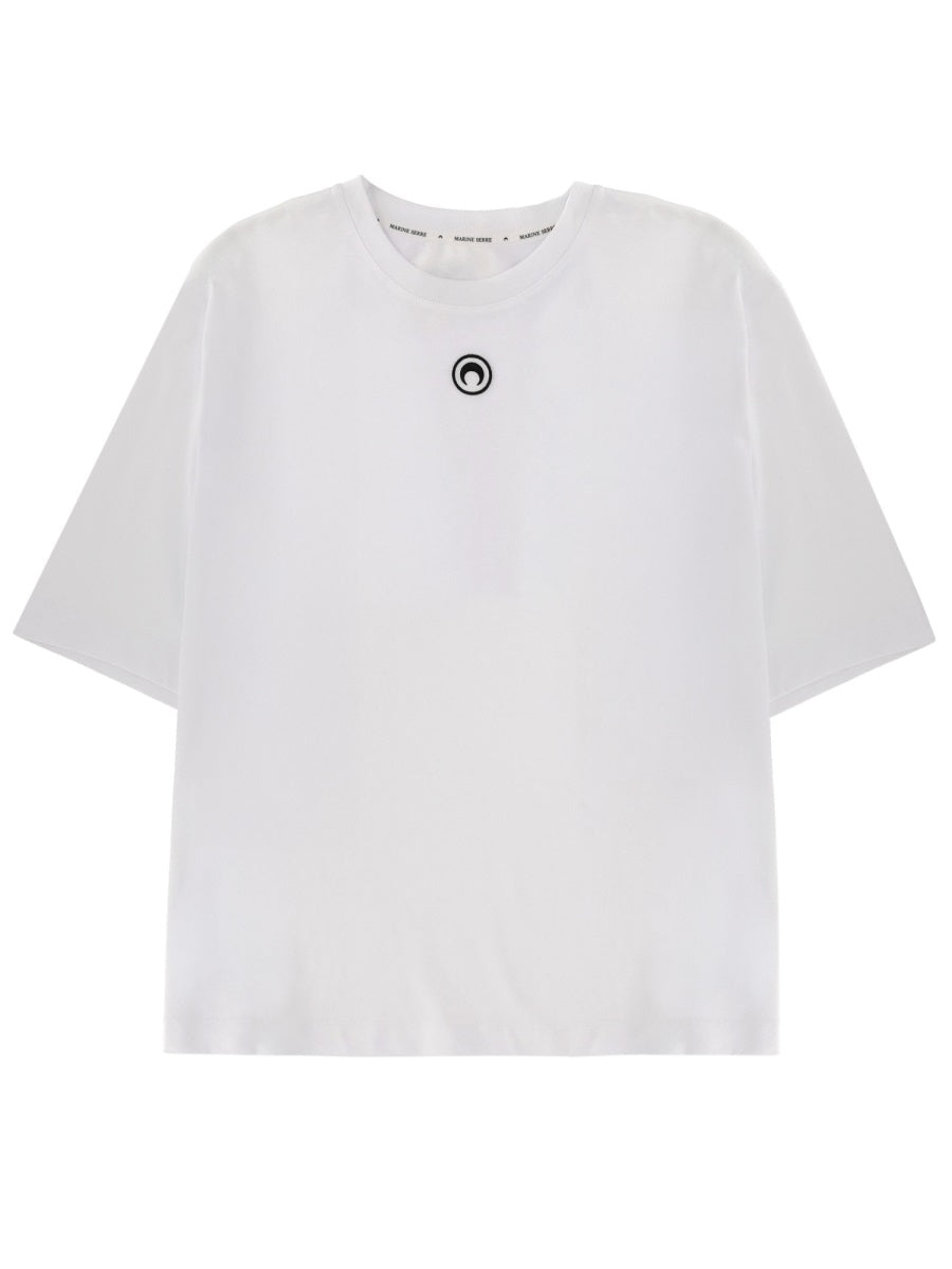 MARINE SERRE Men's Cotton T-Shirt - FW25 Collection