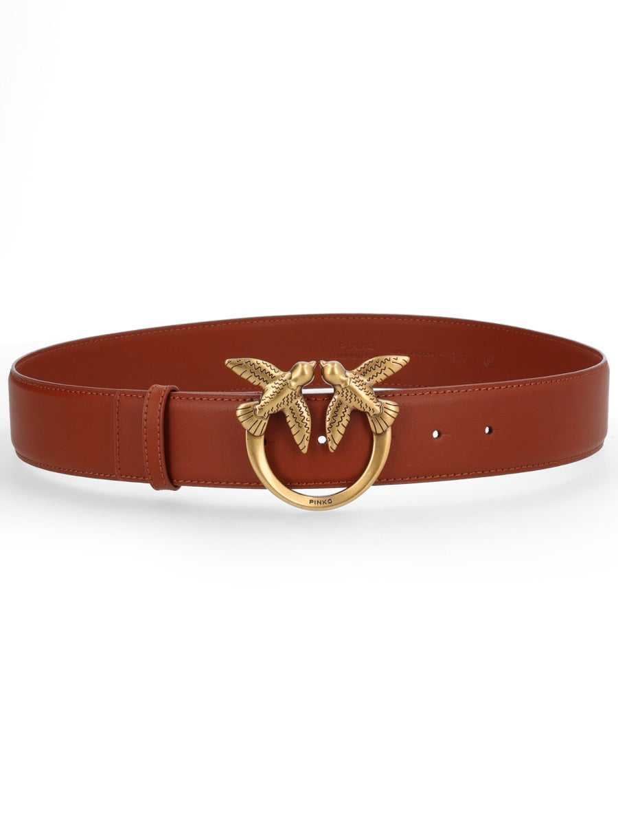 PINKO Leather Belt for Women - FW25 Collection