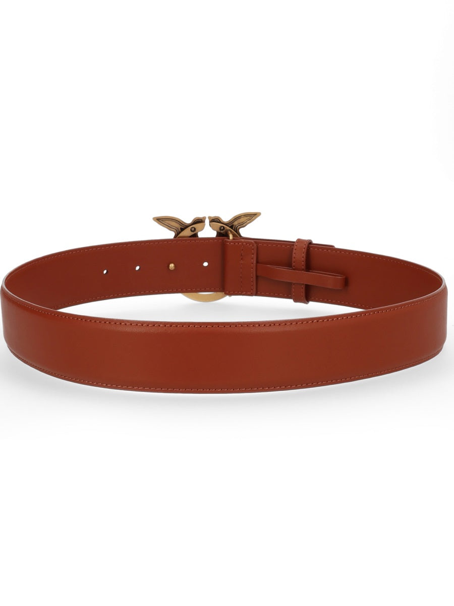 PINKO Leather Belt for Women - FW25 Collection