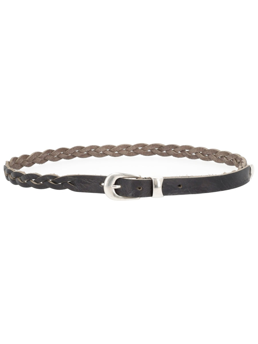 OUR LEGACY Braided Leather Belt