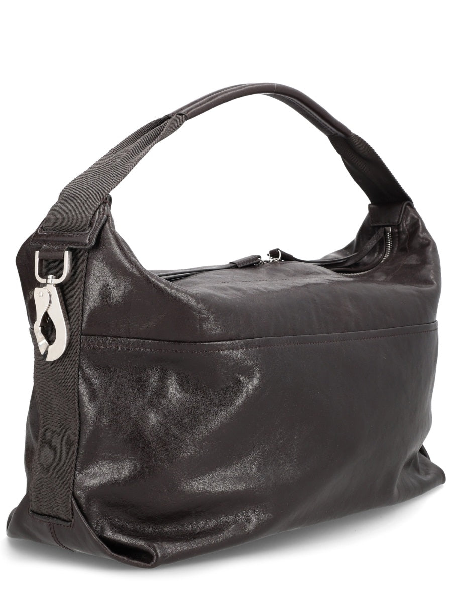 LEMAIRE Elegant Leather Shoulder Bag - FW25 Collection