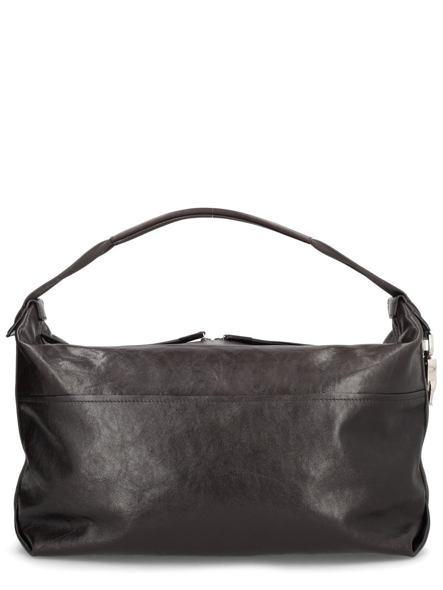 LEMAIRE Elegant Leather Shoulder Bag - FW25 Collection