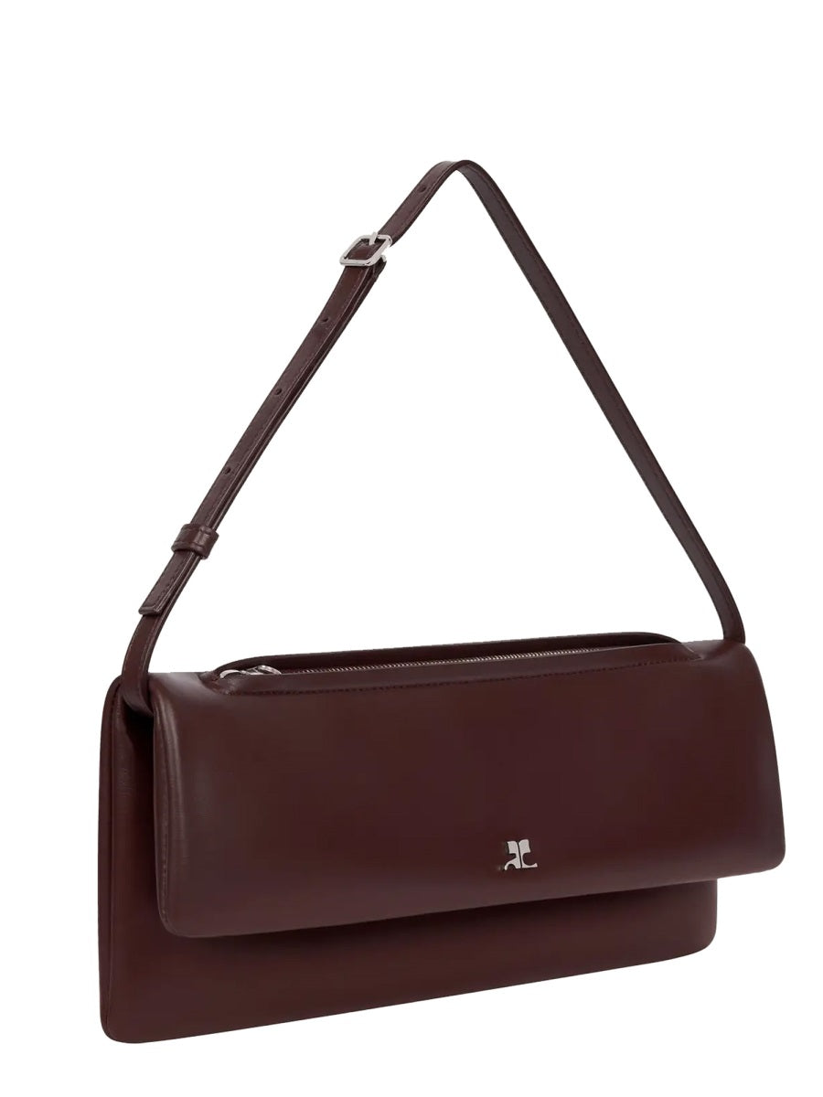 COURREGES Elegant Mini Leather Clutch for Women