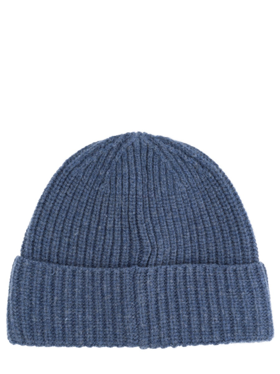 STONE ISLAND Men's Wool Beret with Logo