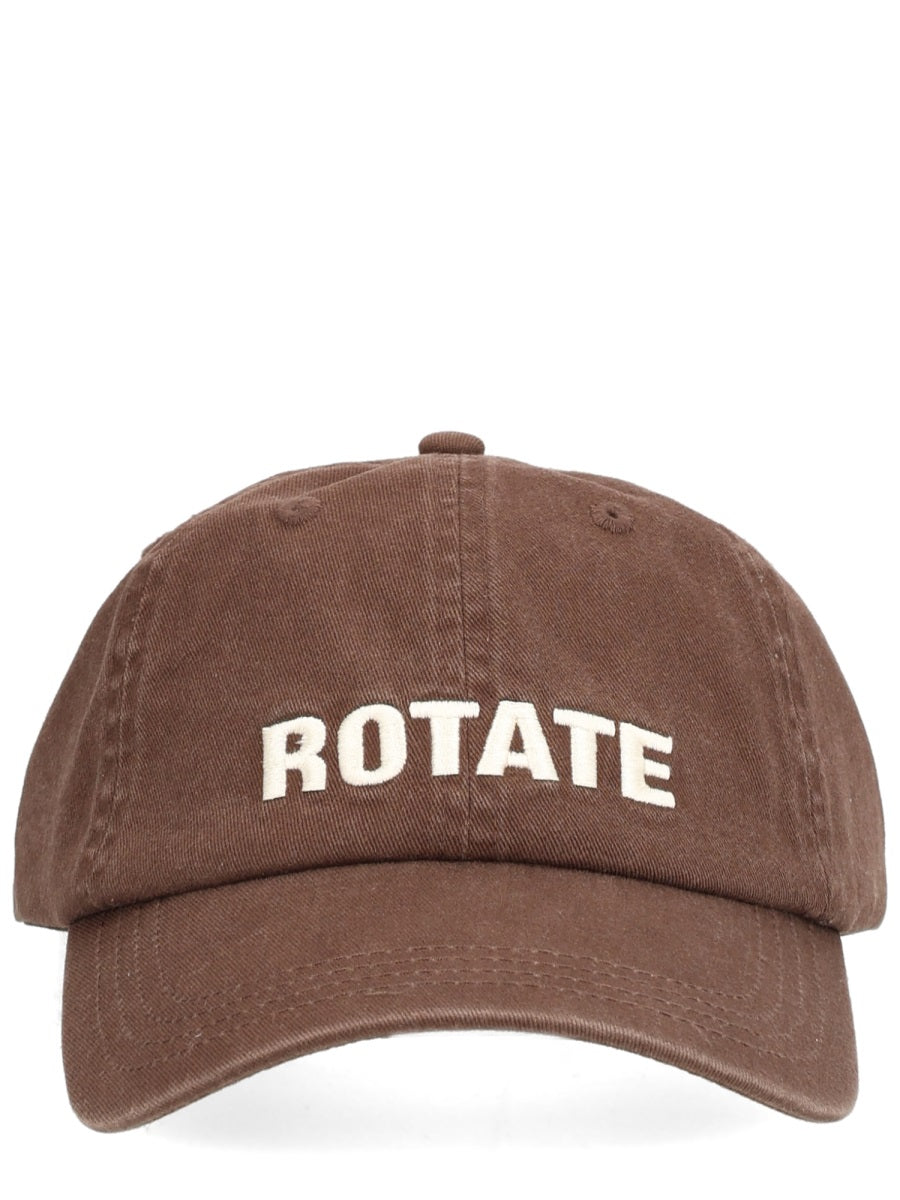 ROTATE BIRGER CHRISTENSEN Organic Cotton Baseball Hat with Logo